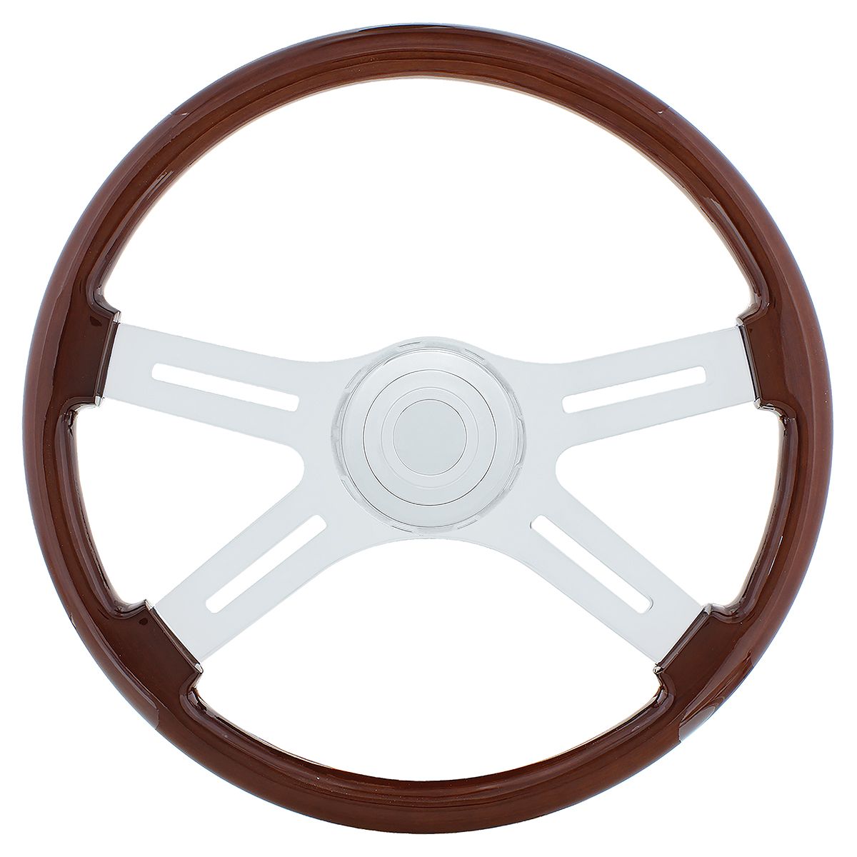 18" 4 Spoke Steering Wheel With Hub & Horn Kit - International