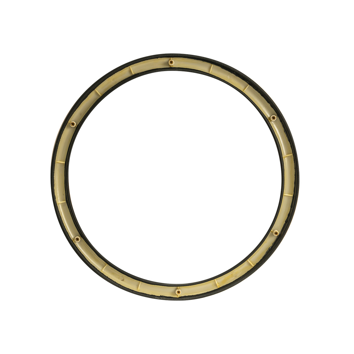 18" Black Leather Replacement Rim For United Pacific Leather Rim Steering Wheels - Thumbnail 3