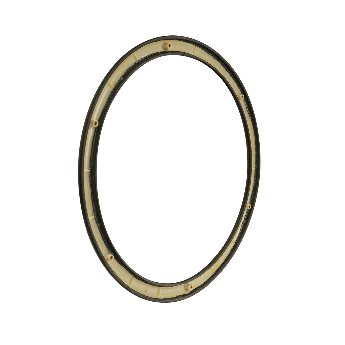 18" Black Leather Replacement Rim For United Pacific Leather Rim Steering Wheels - Thumbnail 4