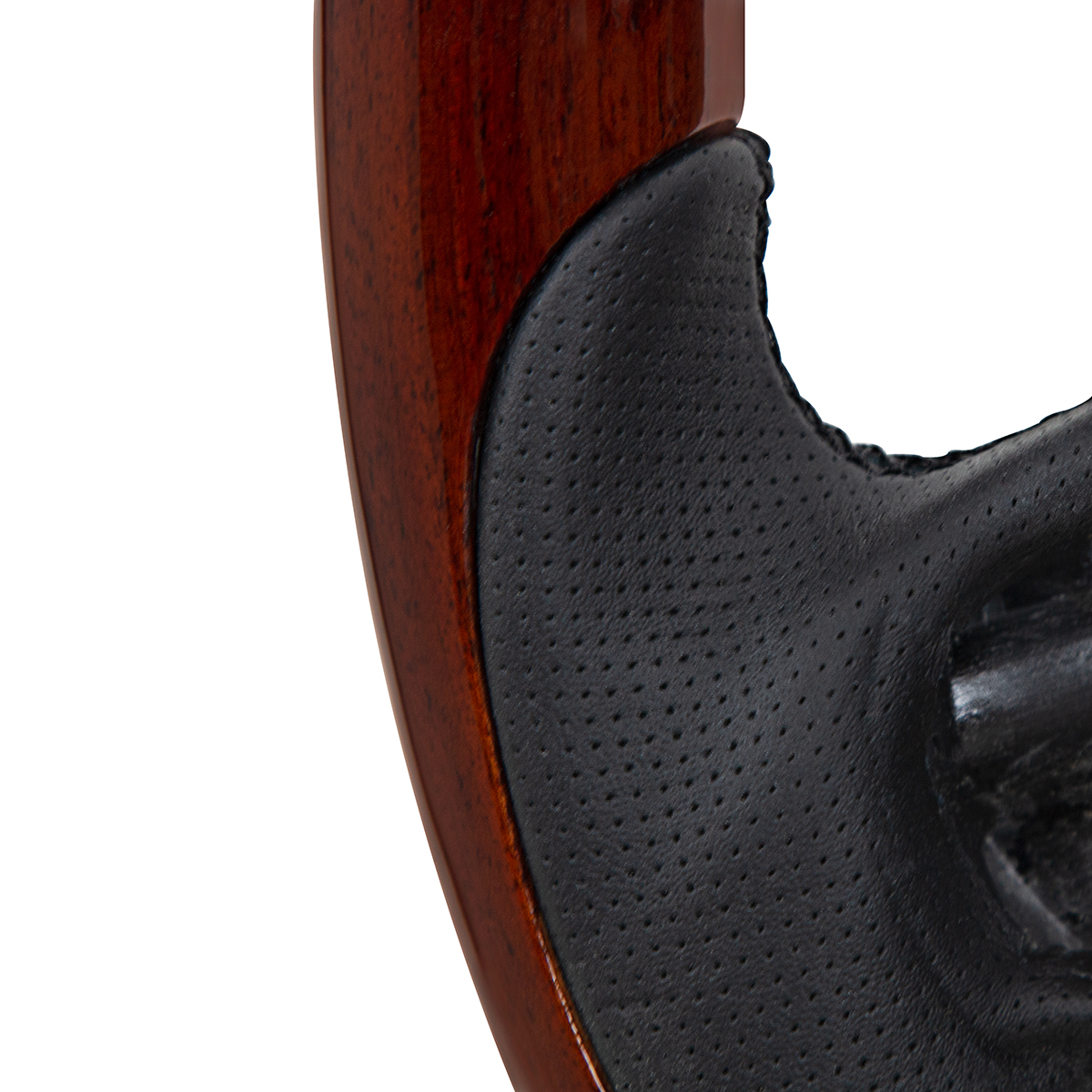 18" YourGrip Wood Steering Wheel For 2012-2021 Peterbilt 579 & 2013-2021 Kenworth T680 - Thumbnail 4