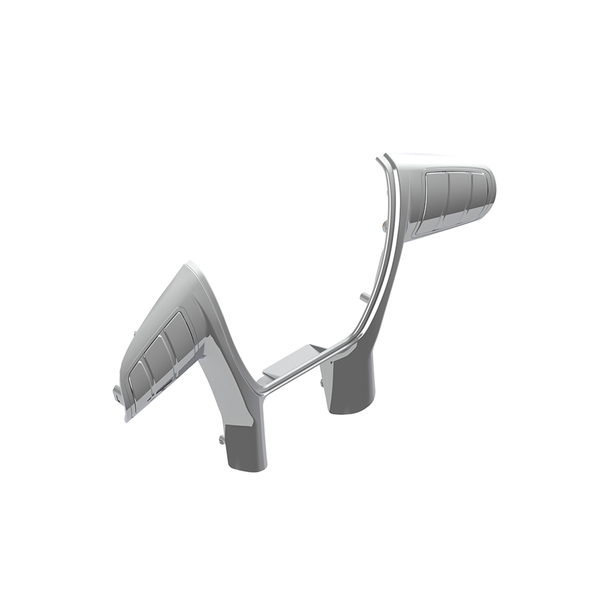 Plastic Trim For United Pacific YourGrip Peterbilt 579/Kenworth T680 Steering Wheel - Chrome - Thumbnail 3