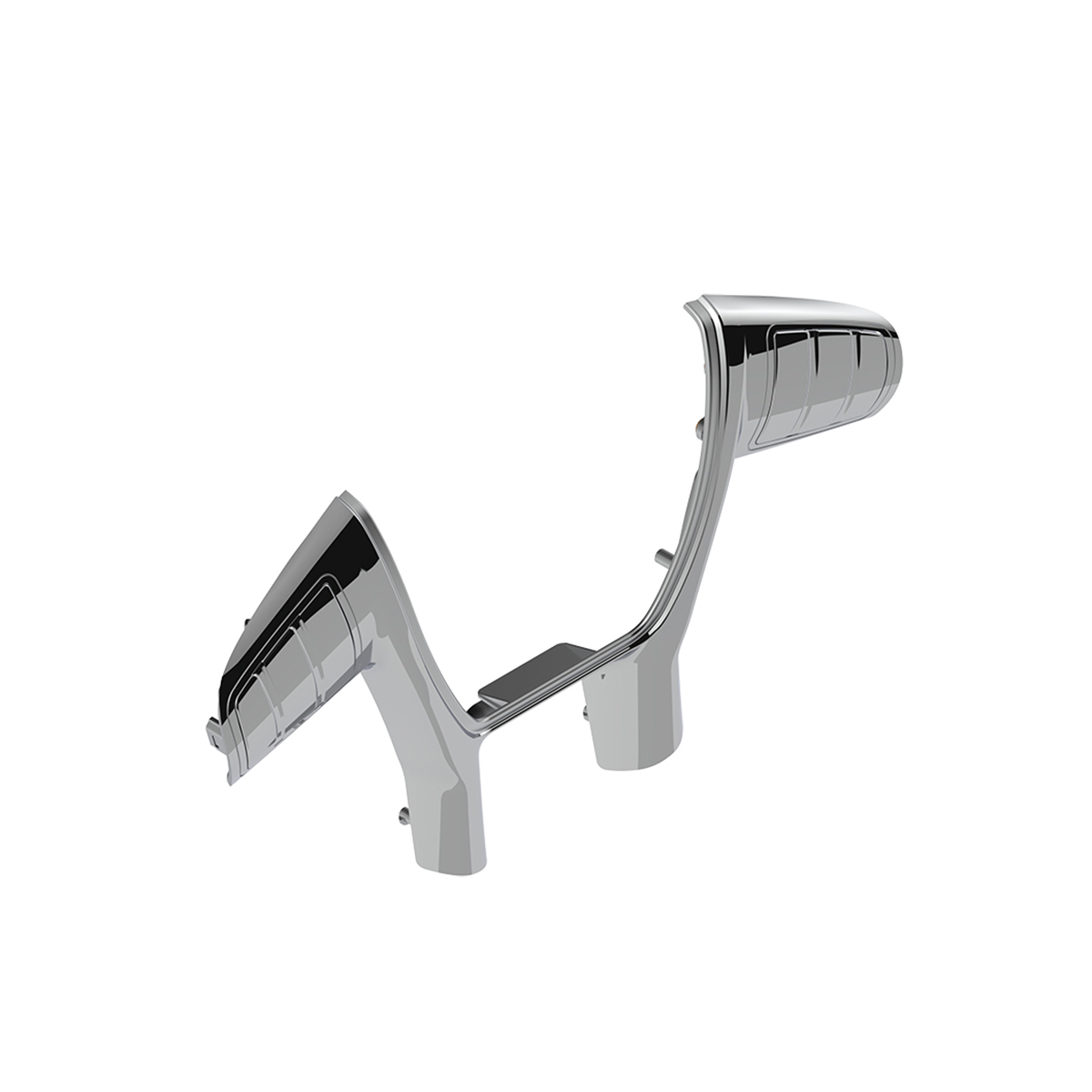 Plastic Trim For United Pacific YourGrip Peterbilt 579/Kenworth T680 Steering Wheel - Chrome - Thumbnail 4