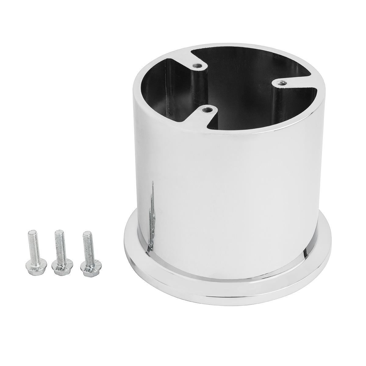 Chrome Steering Wheel Hub For 2007+ Freightliners - Thumbnail 6