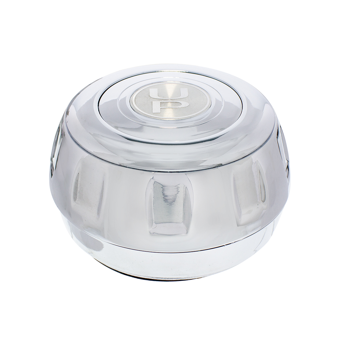 Chrome Steering Wheel Hub & Horn Button Kit For 1997-2001 Kenworth Trucks - Thumbnail 3