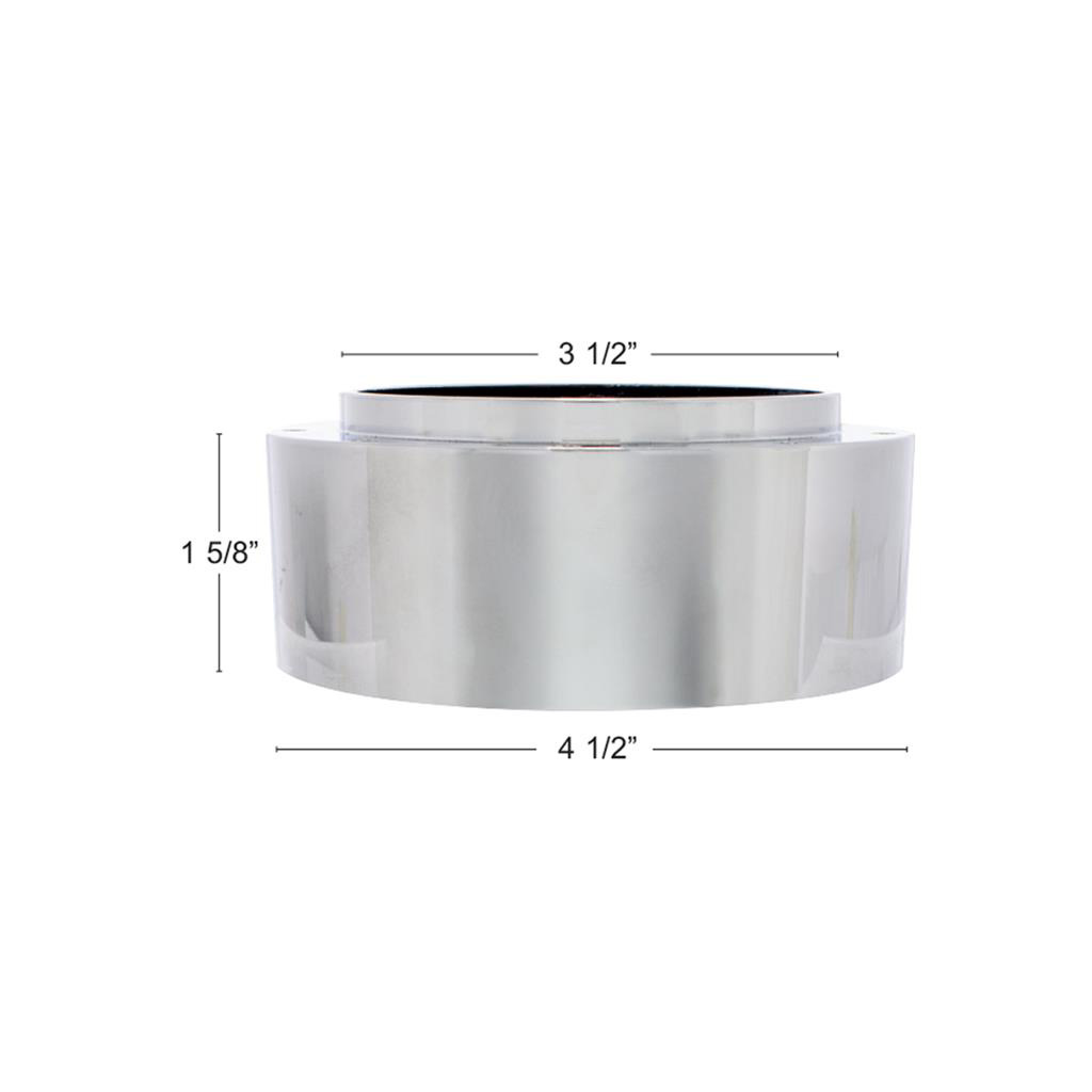 Chrome Aluminum 3-Bolt Hub Adapter for 9-Screw Steering Wheel - Thumbnail 8