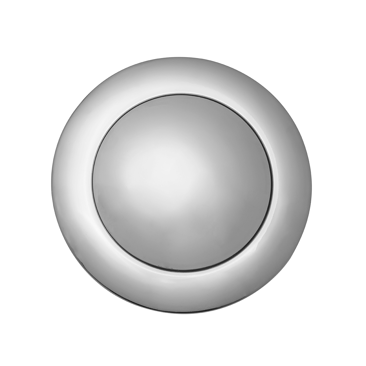 Chrome Billet Style Aluminum Horn Button - Thumbnail 2