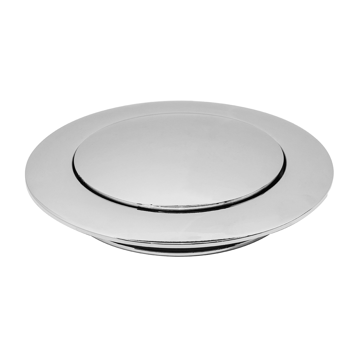 Chrome Billet Style Aluminum Horn Button - Thumbnail 3