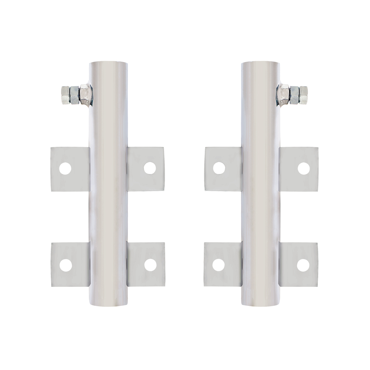 Warning Flag Holder - Chrome (Pair) - Thumbnail 4