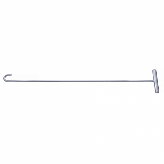 Chrome 31" Long Fifth Wheel Pin Puller, J-Hook (Each)