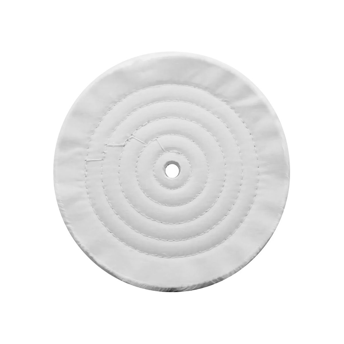 8" White Soft Muslin Buff - 1/2" Arbor