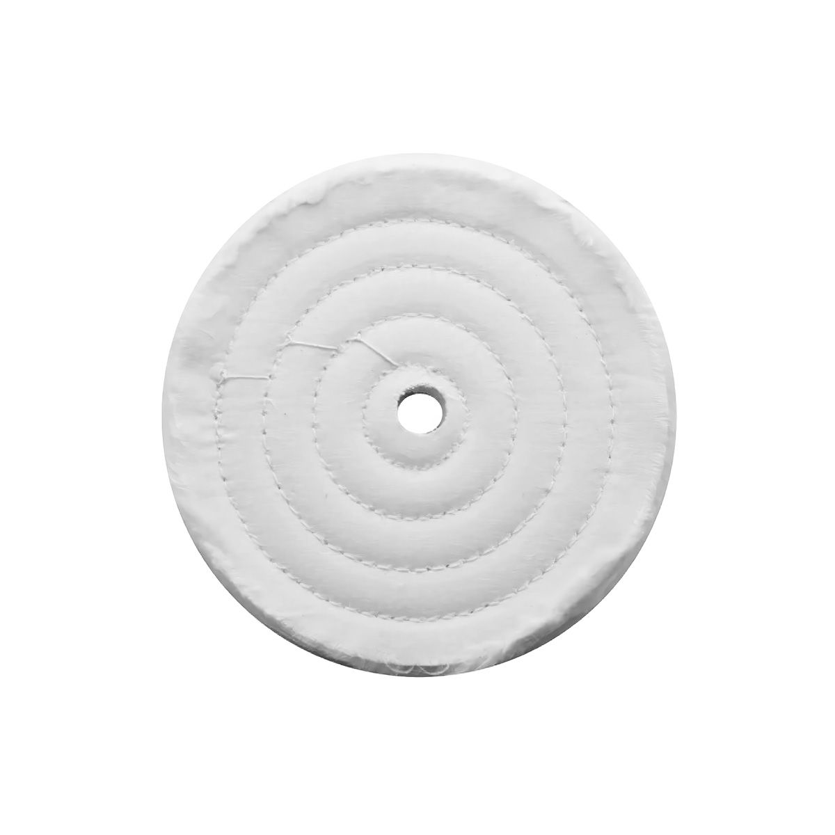 6" White Soft Muslin Buff - 1/2" Arbor