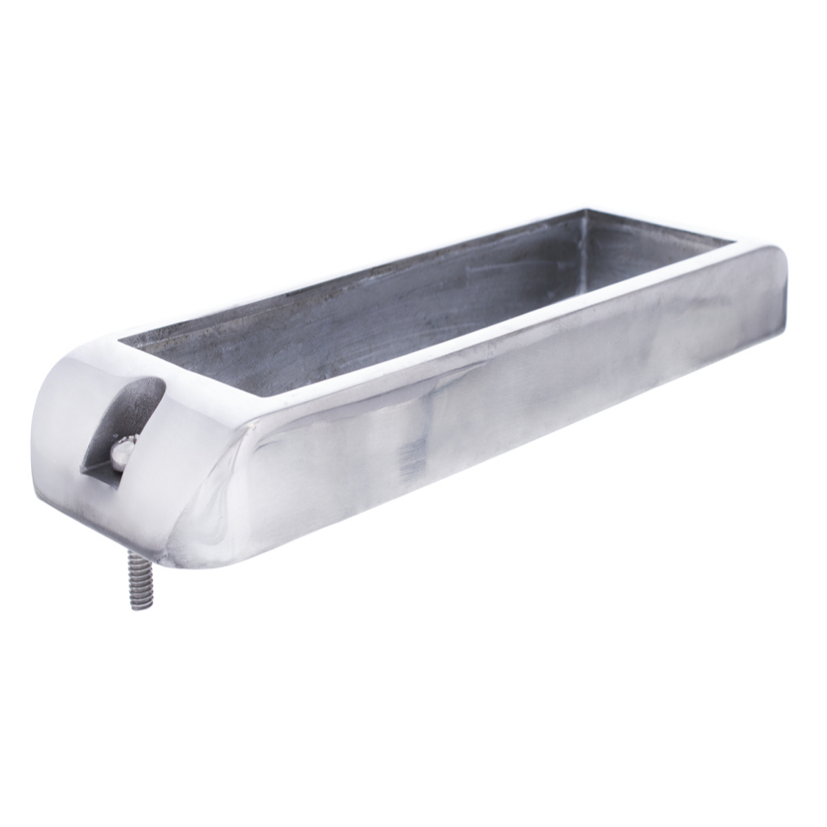 Stainless Shoe/Boot Scraper With Nylon Brush - Red Brush - Thumbnail 6