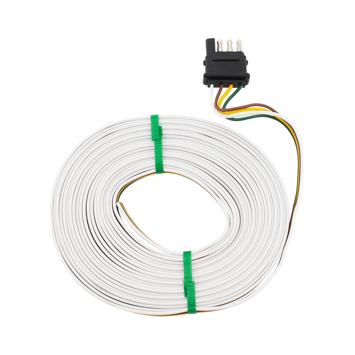 4 Way LED Trailer Light Harness - 25' Positive & Ground Leads - Thumbnail 2