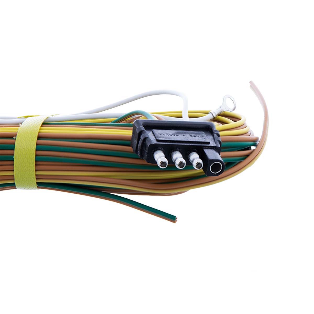 4 Way LED Trailer Light Harness - 25' Positive Leads & 16" Ground Lead - Thumbnail 3