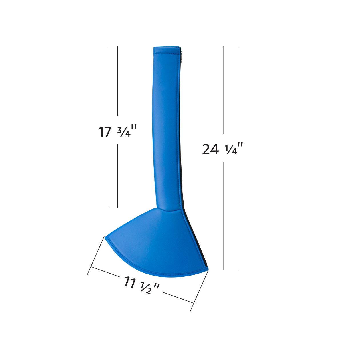 17" Vinyl Shifter Boot Cover - Blue - Thumbnail 6