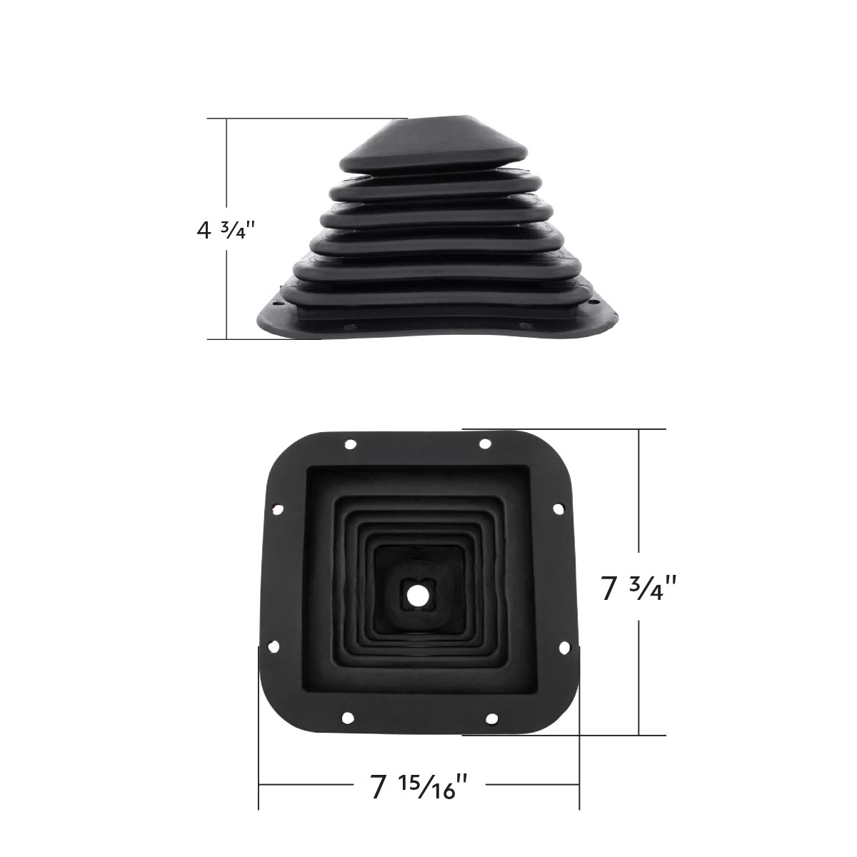Rubber Shifter Boot For Kenworth W900 (1999-2011), T600 (1999-2007) & T660 (2008-2011) - Thumbnail 4