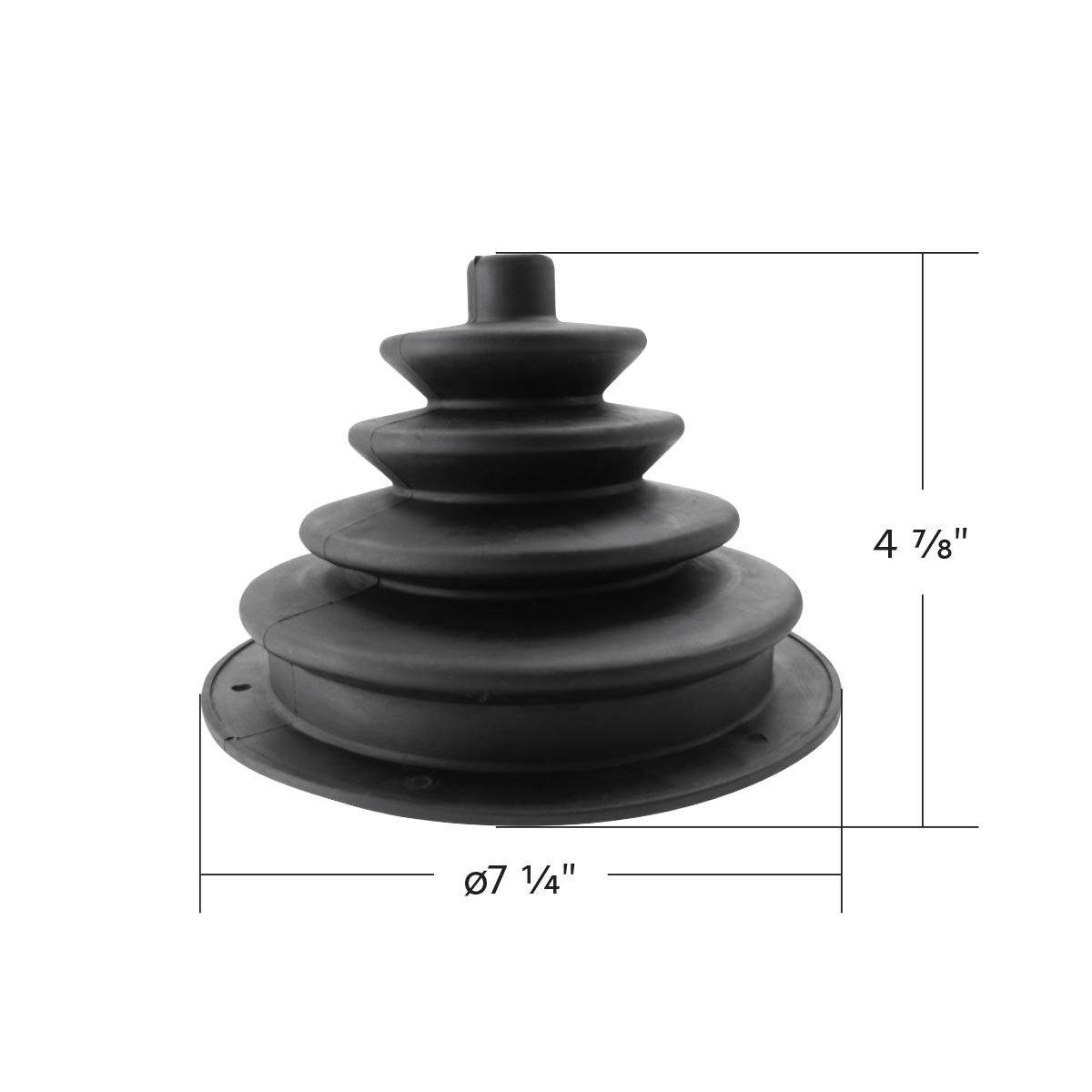 Rubber Shifter Boot For Kenworth W900 (2003-2010), T600 (2003-2006) & T660 (2008-2010) - Thumbnail 6