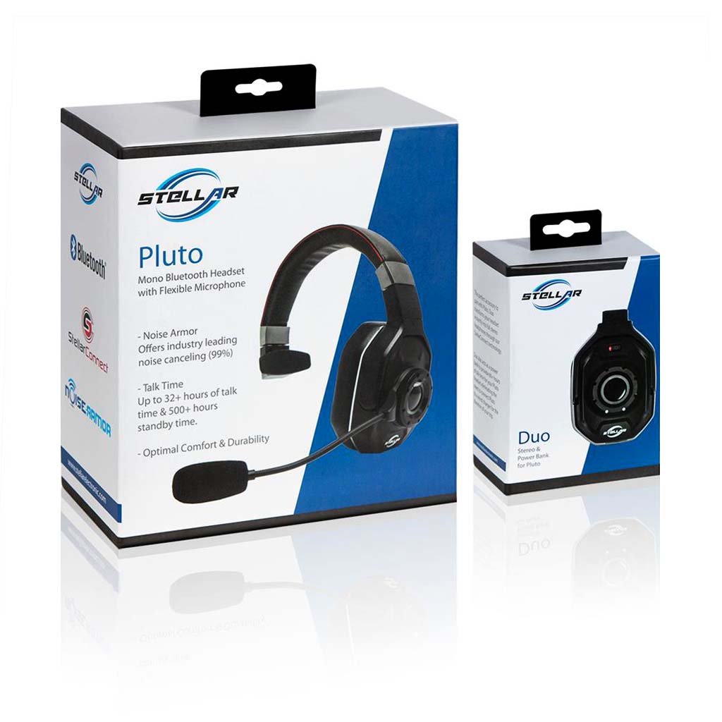 Stellar Pluto + Duo Bundle Bluetooth Headset - Thumbnail 8