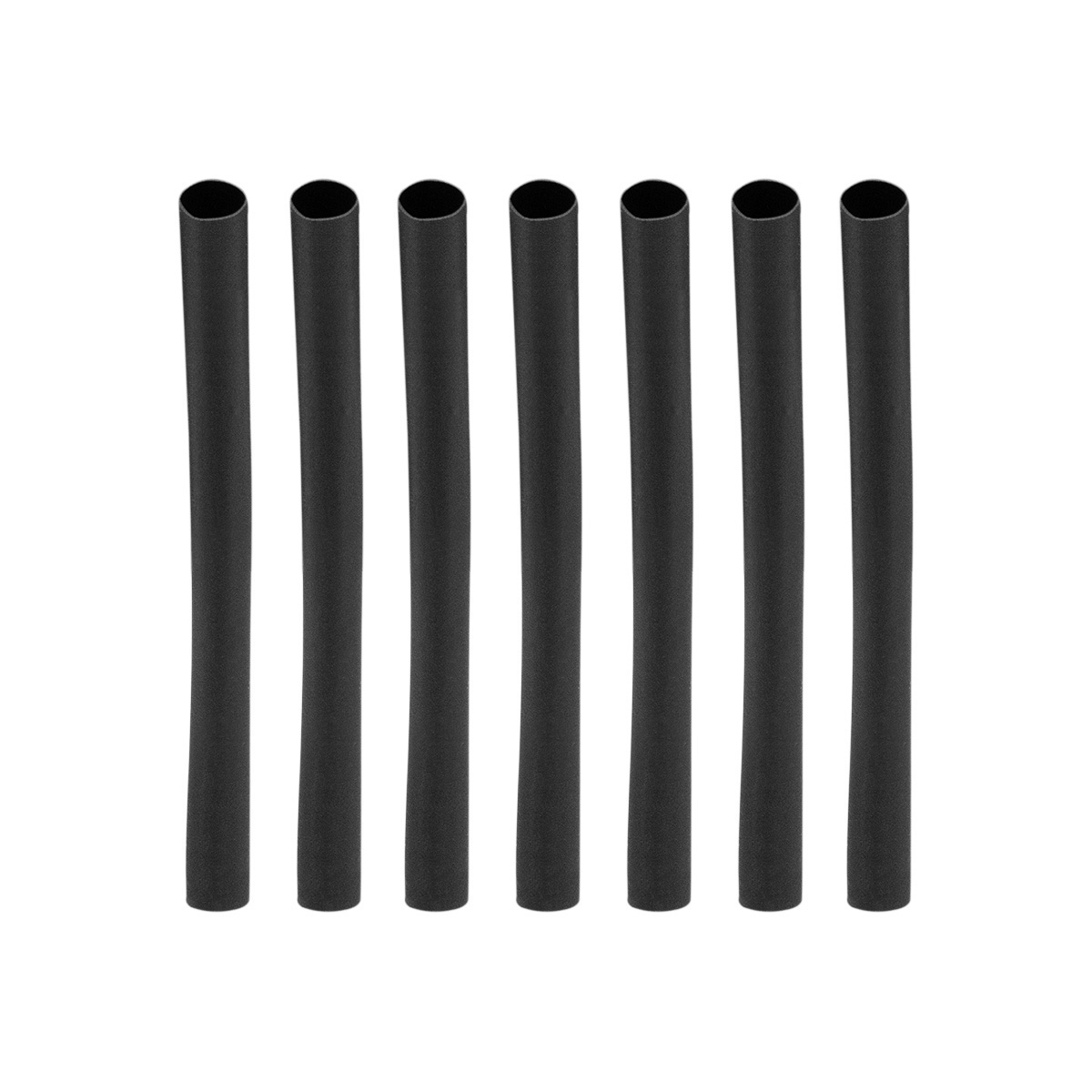 3/16" I.D. Black Heat Shrink Tubing, 4" Long (7-Pack) - Thumbnail 2