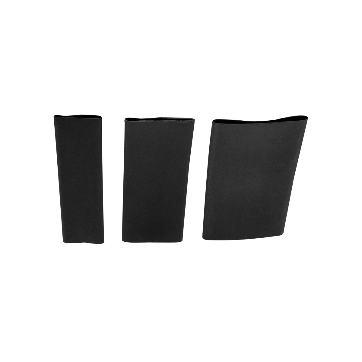 Assorted 1/2",3/4",1" Black Heat Shrink Tubing, 4" Long (5-Pack) - Thumbnail 3