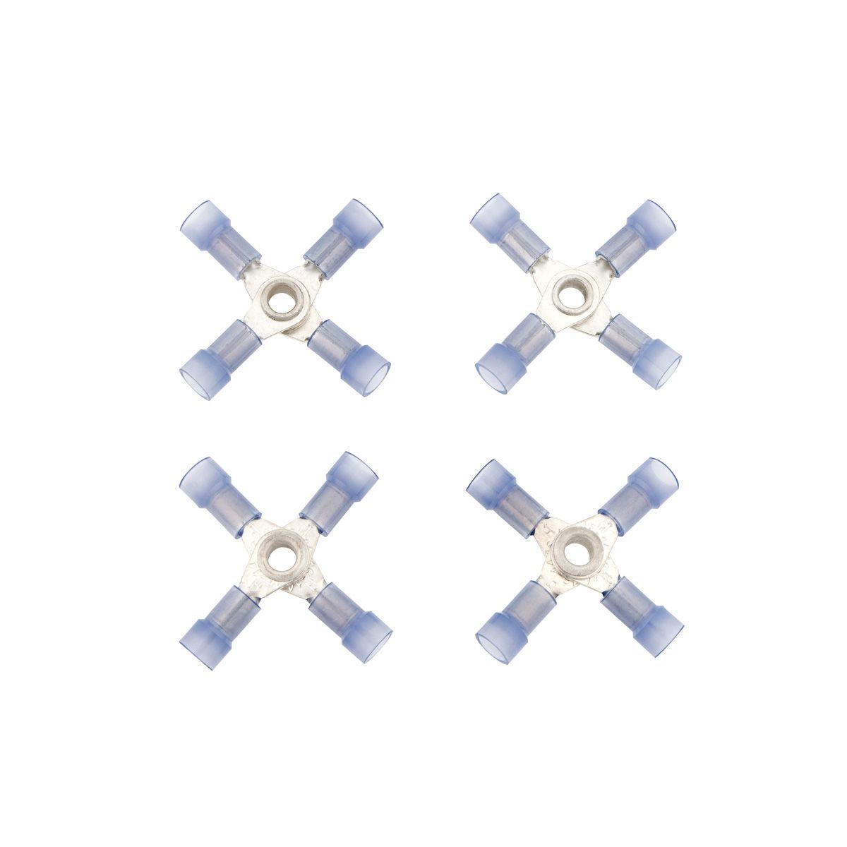 16-14 AWG 4-Way (X) Nylon Connector (4-Pack)