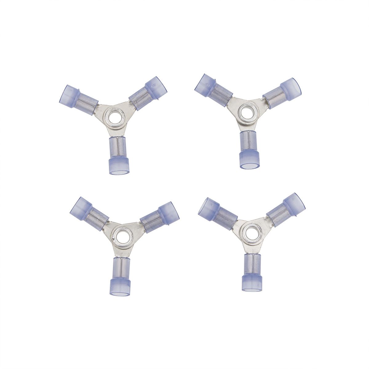16-14 AWG 4-Way (X) Nylon Connector (4-Pack)