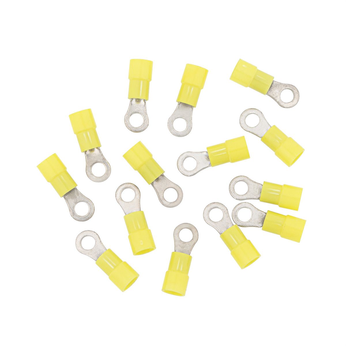 12-10 AWG #10 Stud Vinyl Ring Terminal (14-Pack)