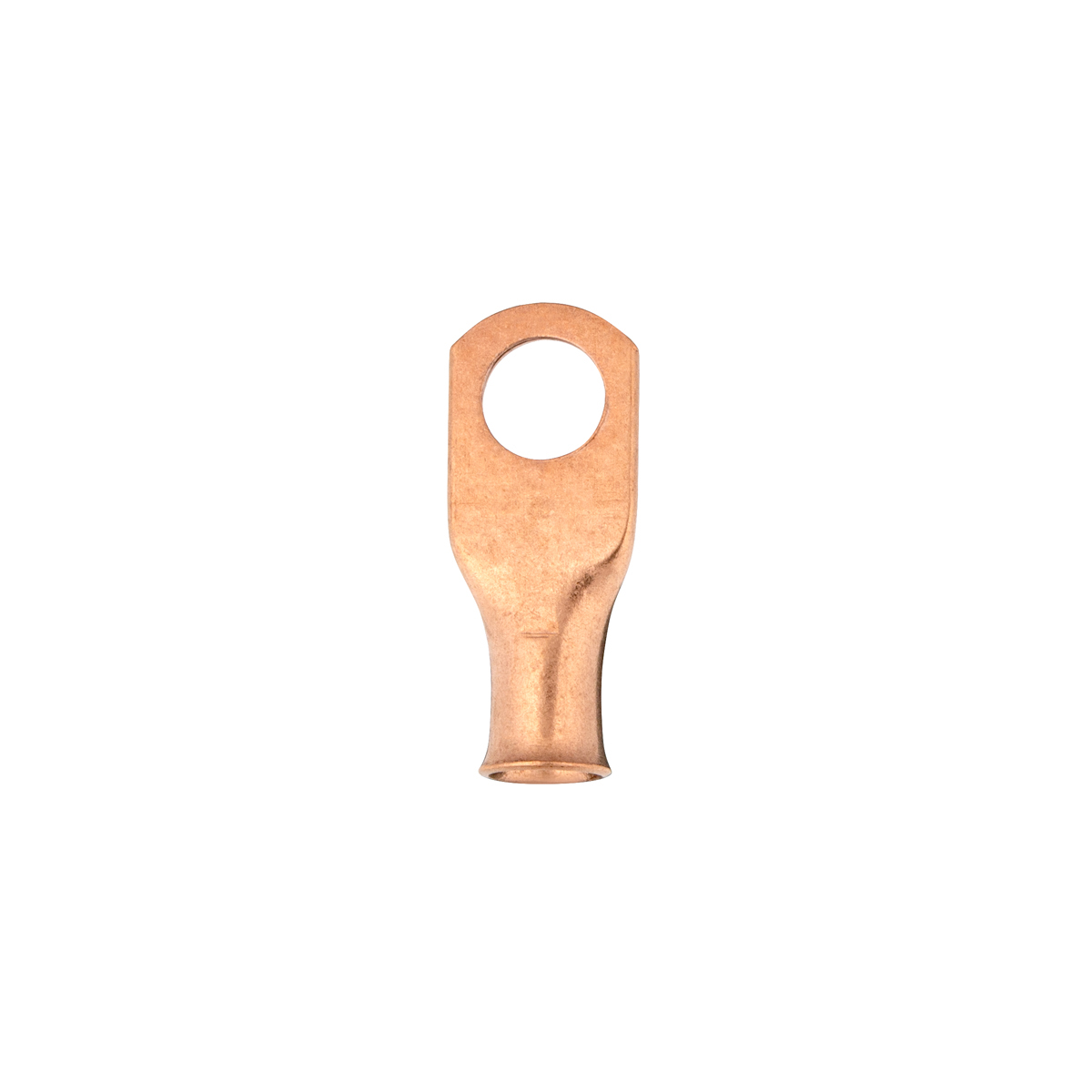 4 AWG 3/8" Stud Seamless Tubular Copper Lug (5-Pack) - Thumbnail 3