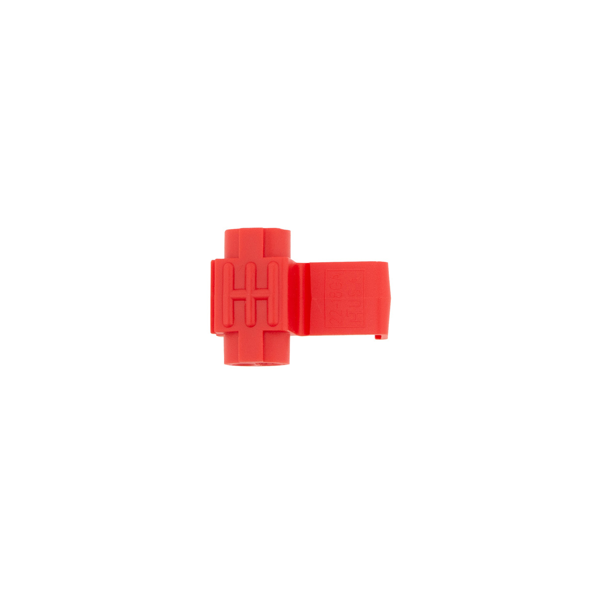 22-16 AWG Red Mid-Line Tap Connector w/ Stop (6-Pack) - Thumbnail 2
