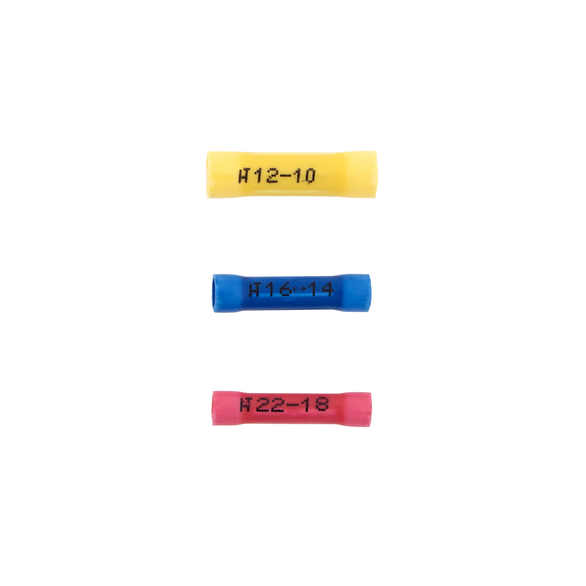22-10 AWG Assorted Vinyl Butt Connectors (17-Pack) - Thumbnail 2