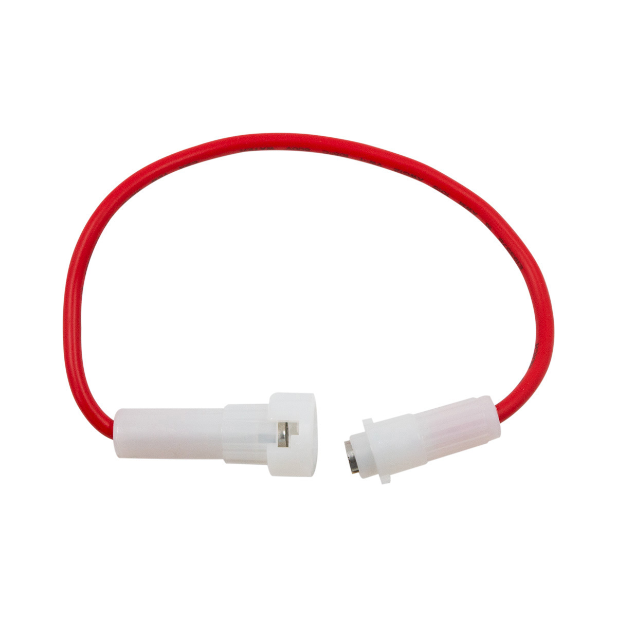 In-Line Glass Fuseholder 12 AWG 6.5" Wire w / (1)20 Amp AGC Fuse & (2)Vinyl Terminals, 1 Set. - Thumbnail 2