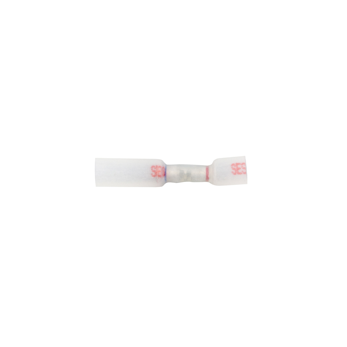 20-18 to 16-14 AWG CS Multi-Wire Heat Shrink Connector - Clear w/ Red Dash (5-Pack) - Thumbnail 2