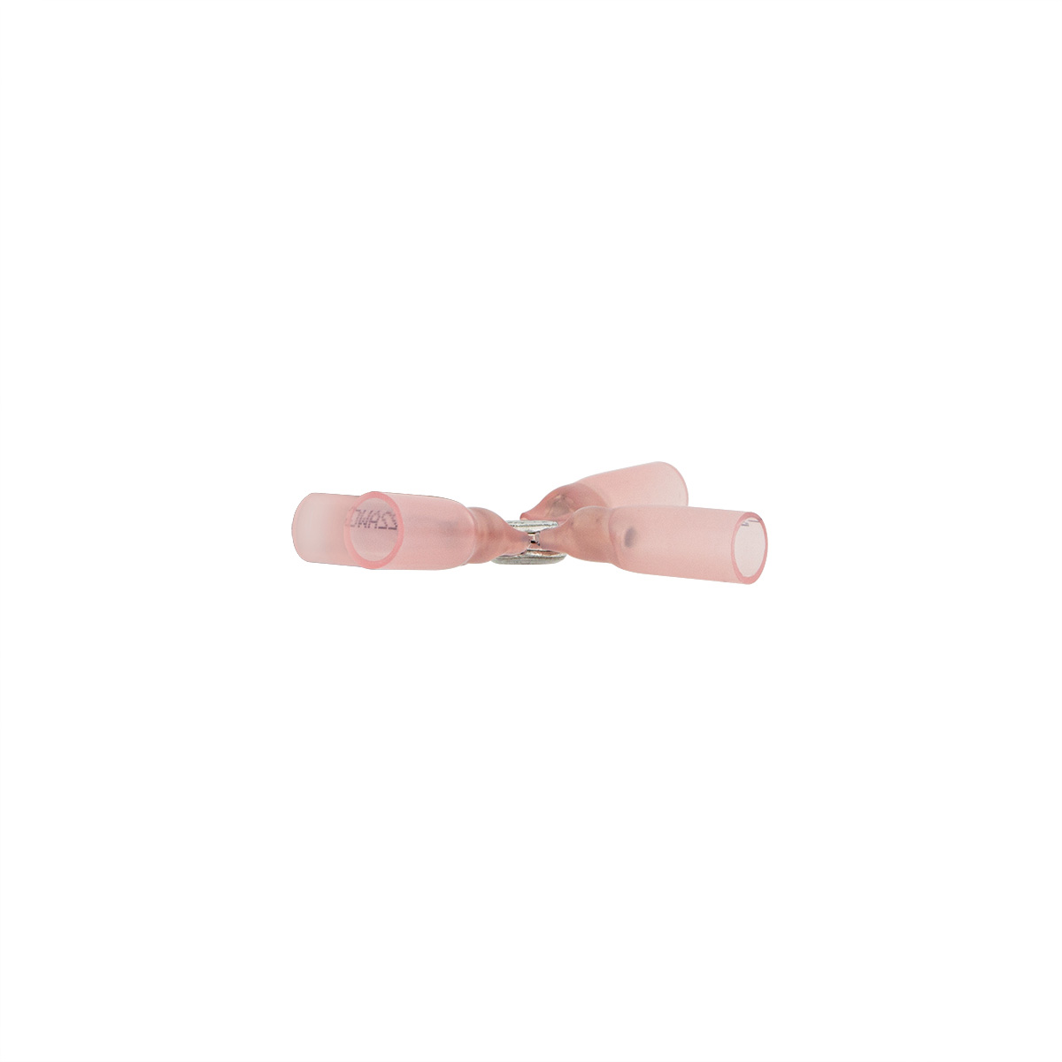 22-18 AWG 4-Way (X) CS Heat Shrink Connector - Red (5-Pack) - Thumbnail 4