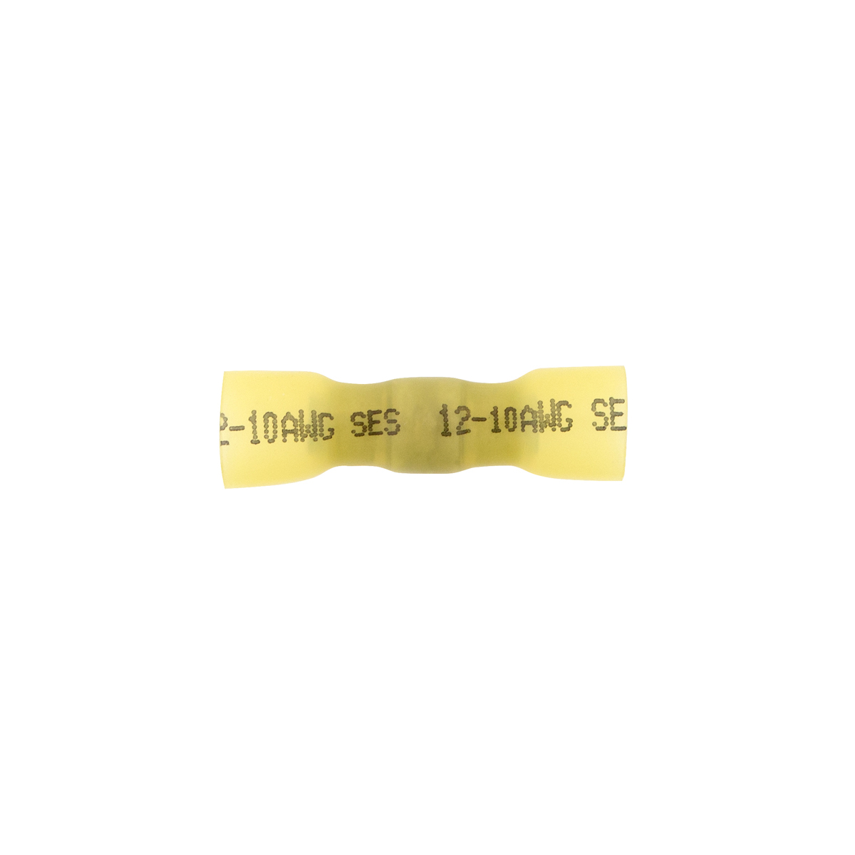 12-10 AWG CSS Heat Shrink Butt Connector - Yellow (4-Pack) - Thumbnail 2