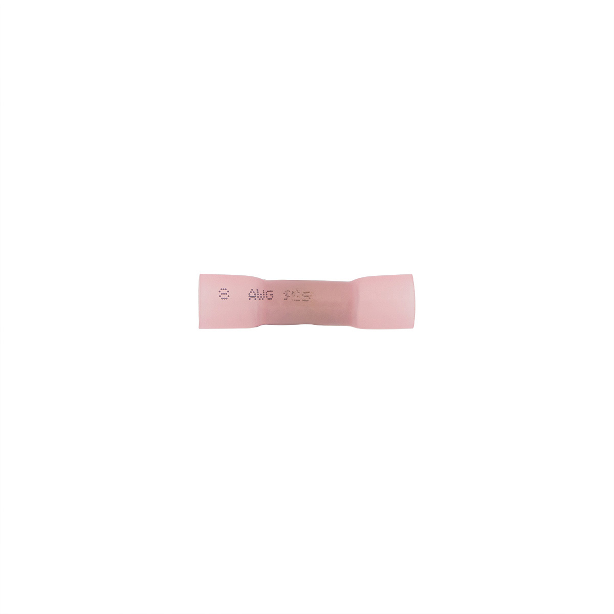 8 AWG CS Heat Shrink Butt Connector - Pink (4-Pack) - Thumbnail 2