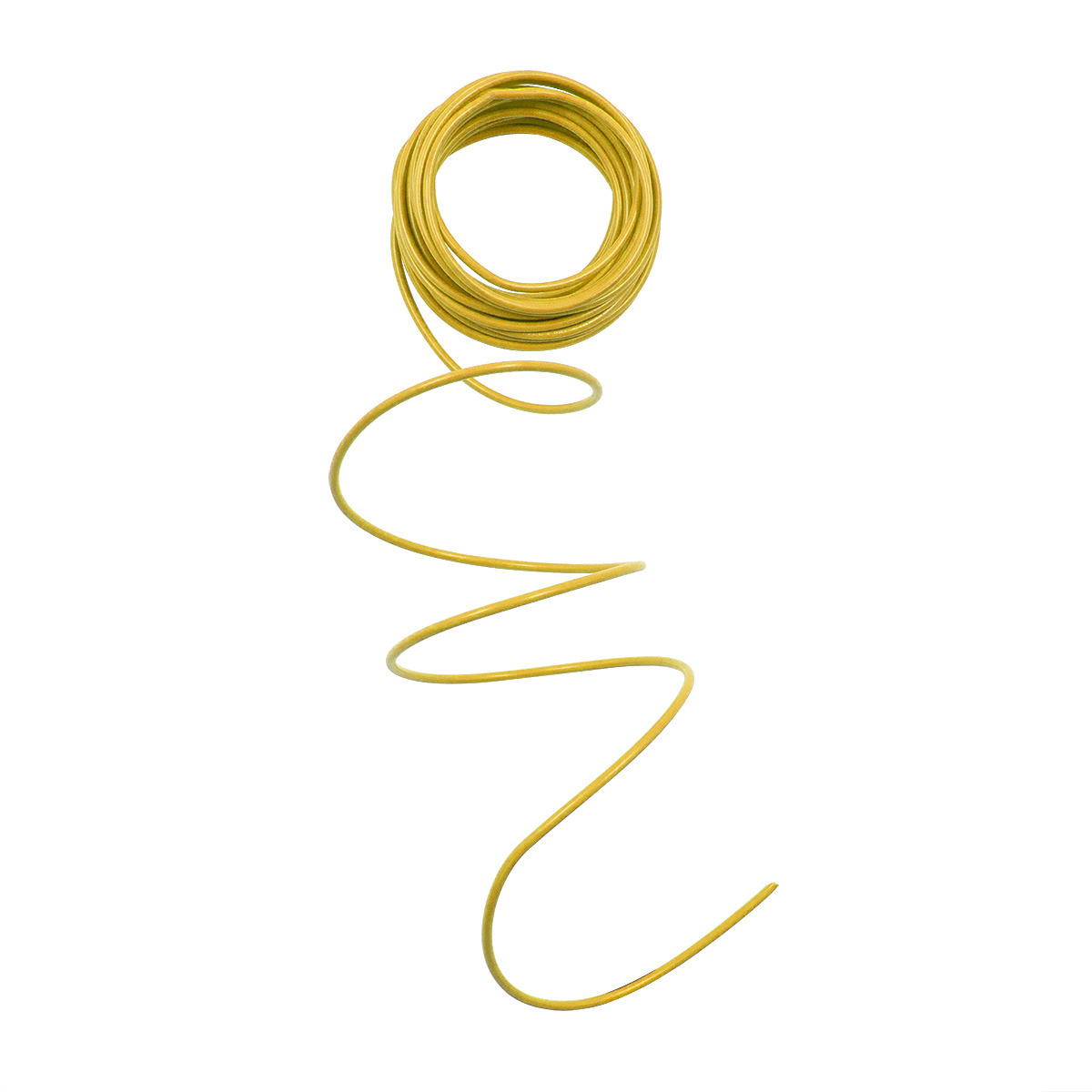 Primary Wire - Rated 80°C 14 AWG, Yellow 15 Ft. - Thumbnail 2