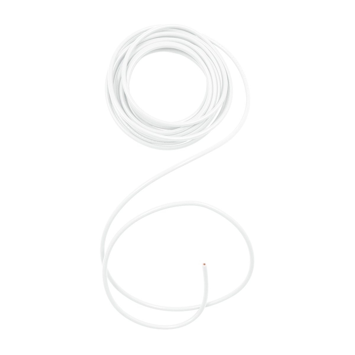 Primary Wire - Rated 80°C 12 AWG, White 12 Ft. - Thumbnail 2
