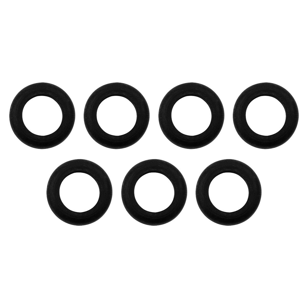 5/8" Mounting Hole Black Vinyl Grommet (7-Pack)