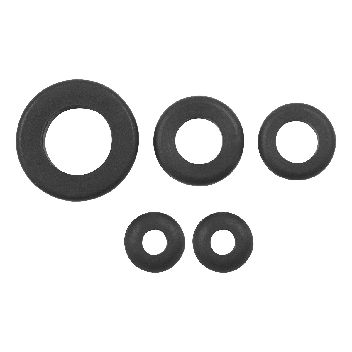 21/32", 7/8",1",1 3/8" Mounting Holes Black Vinyl Grommets (5-Pack) - Thumbnail 4