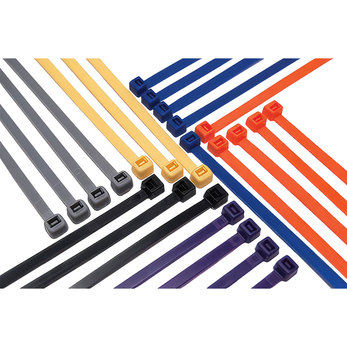 4" UV Black Nylon Cable Zip Ties 18 Lbs (31-Pack) - Thumbnail 2