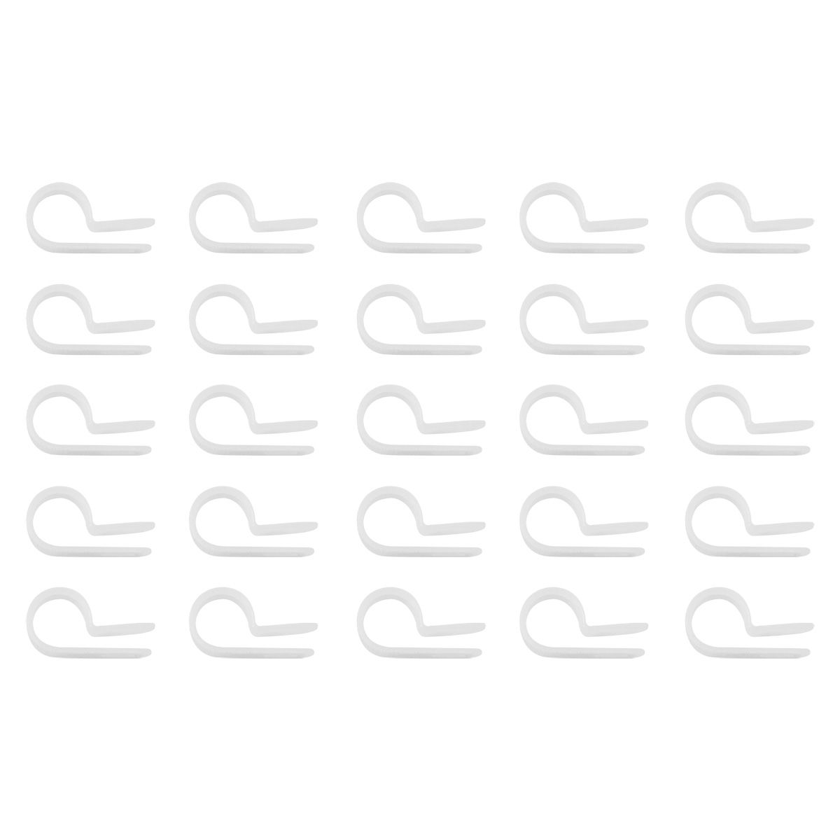 5/16" I.D. Natural Nylon Cable Clamps (25-Pack)