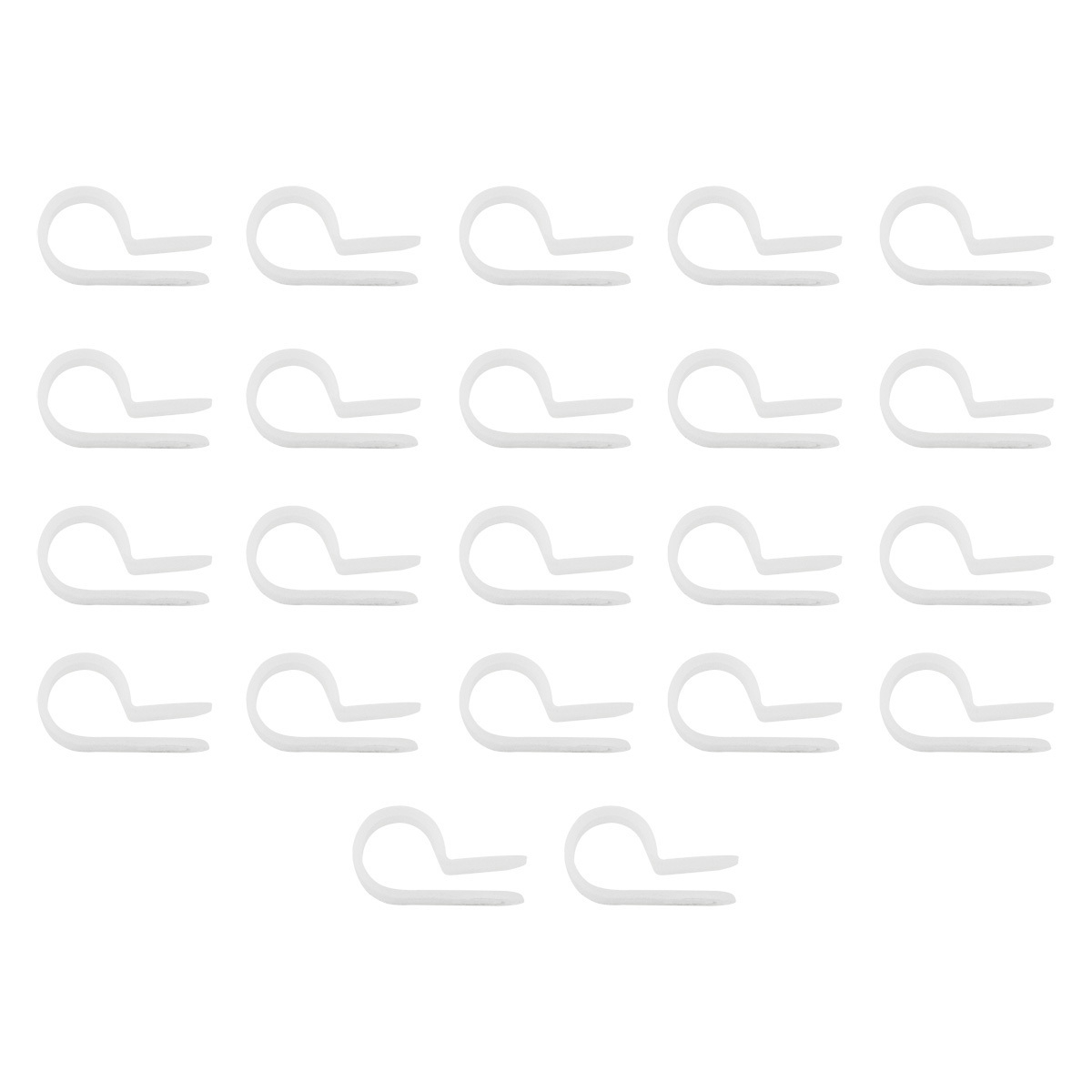 3/8" I.D. Natural Nylon Cable Clamps (22-Pack) - Thumbnail 5