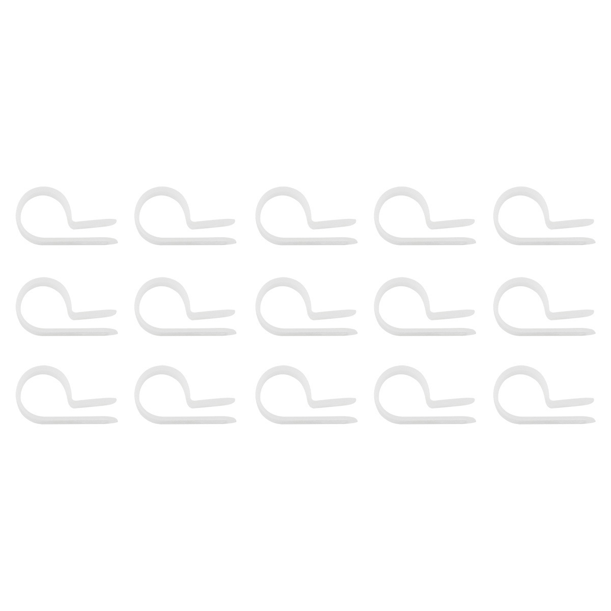 1/2" I.D. Natural Nylon Cable Clamps (15-Pack) - Thumbnail 5