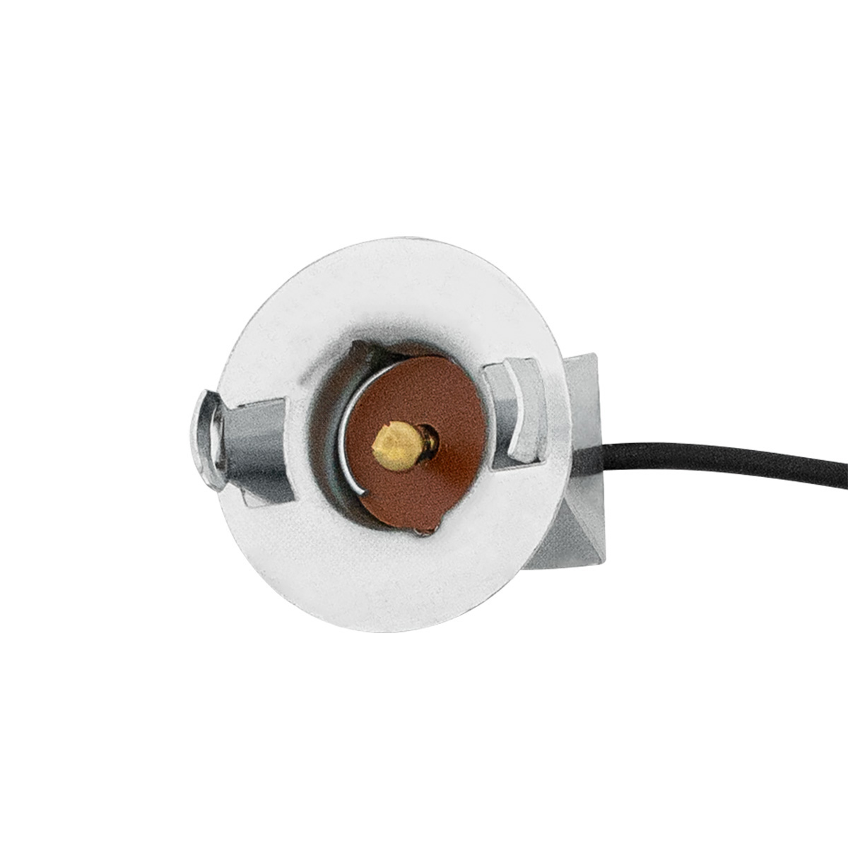 1-Wire Universal Single Contact Instrument Panel & License Plate Light Socket w/ Spring Clip Mount, 1 Pc. - Thumbnail 3