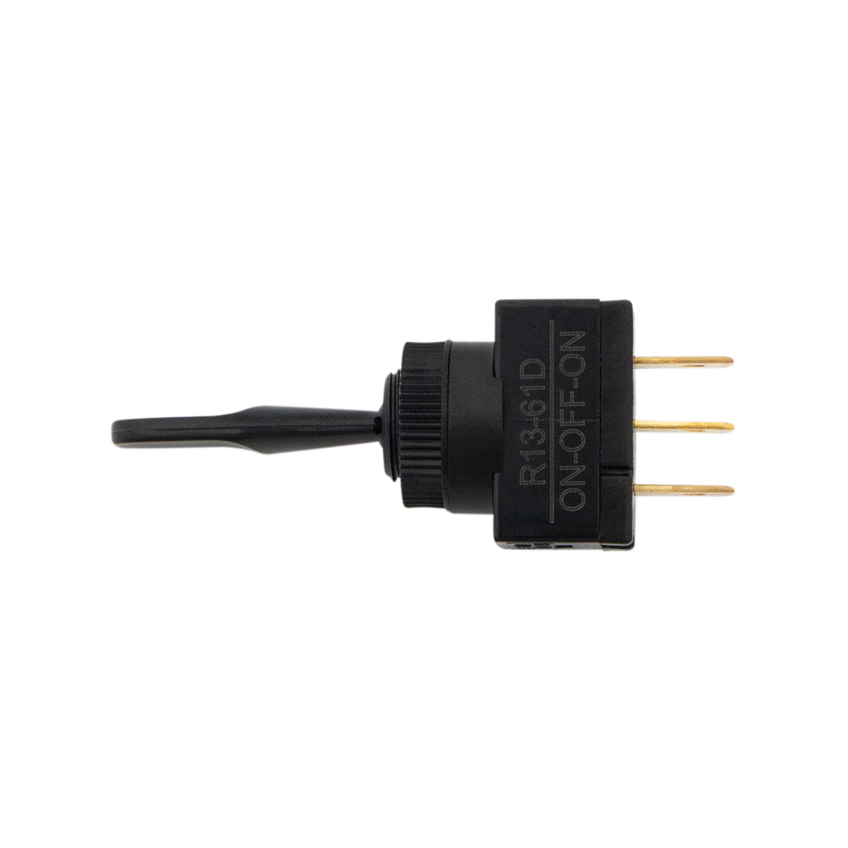 Black Non-Illum Toggle 20 Amp 12V S.P.D.T. On/Off/On 1 Pc. - Thumbnail 4
