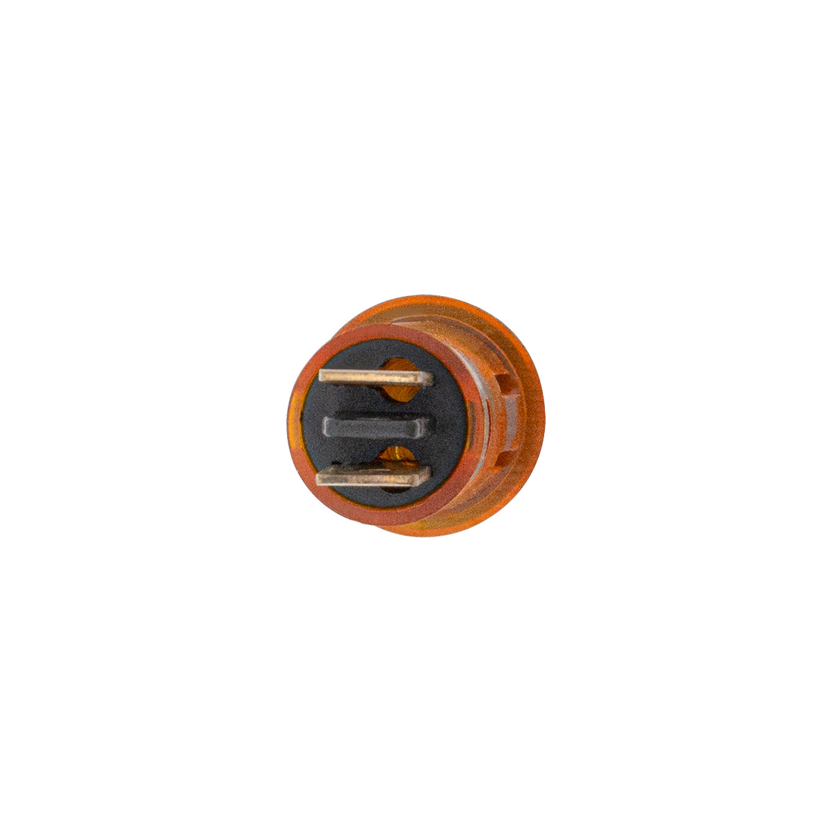 Amber Warning Light 16 Amp 12V w/2 Lucar Terminals, 1 Pc. - Thumbnail 3