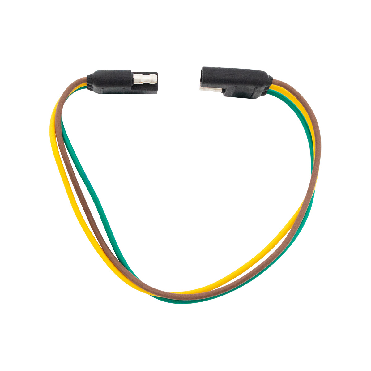 3-Way Flat Molded M/FM Trailer Connectors w/ Polarized Plugs, 1 Pc. - Thumbnail 2