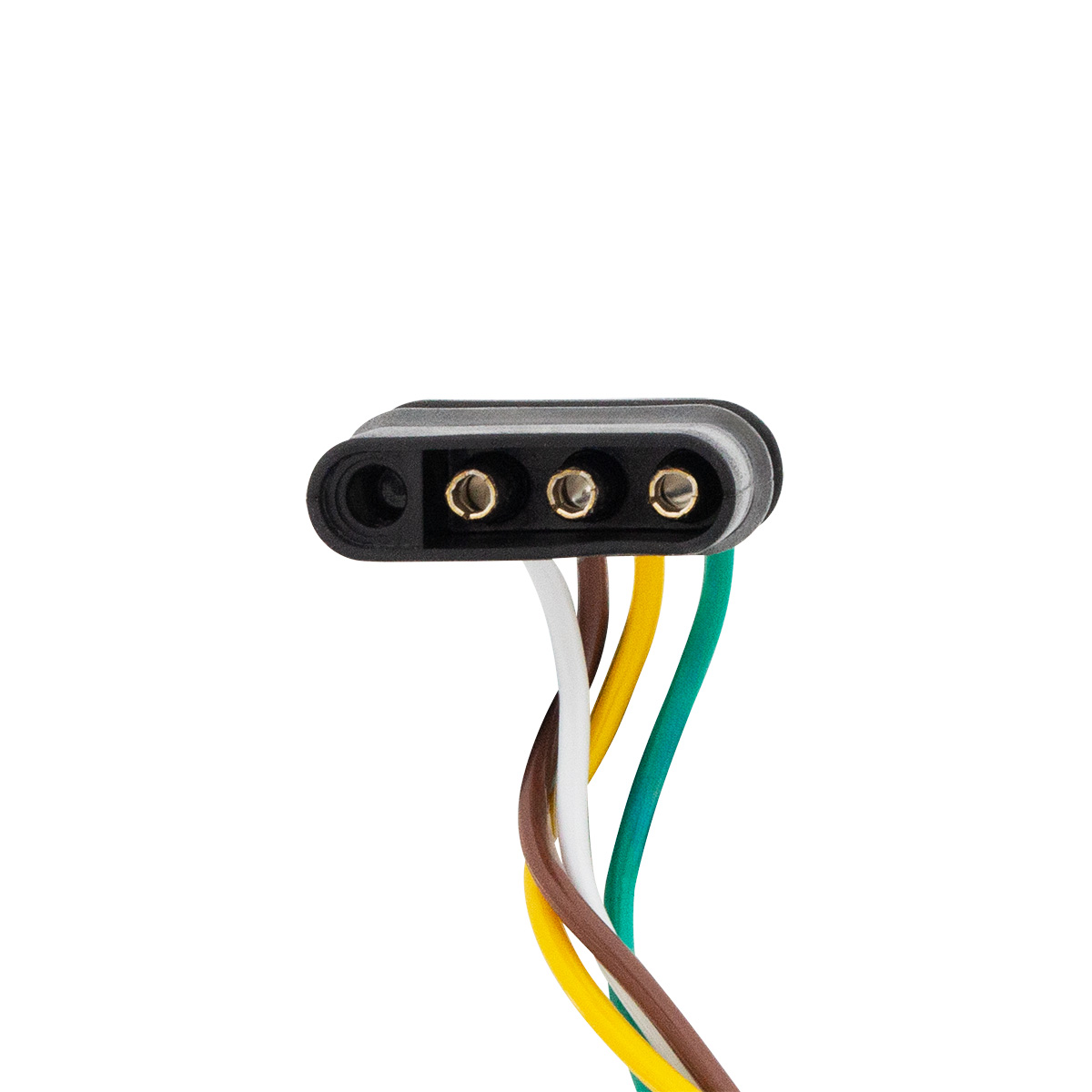 4-Way Flat Moisture Proof M/FM Trailer Connectors w/ Polarized Plugs, 1 Pc. - Thumbnail 3