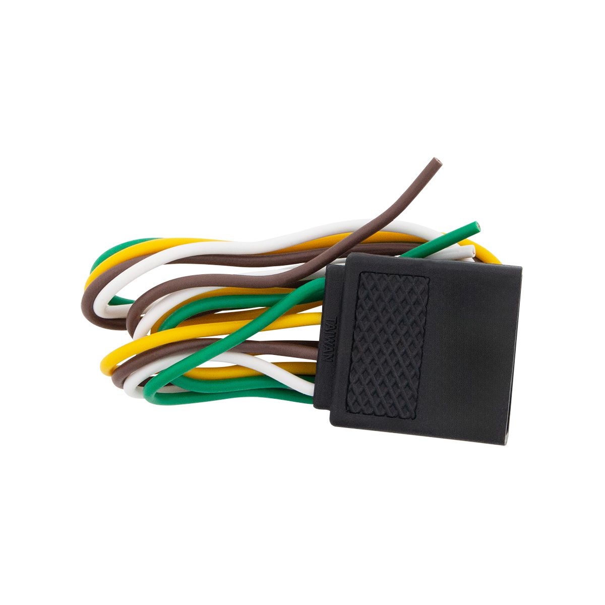 4-Way Flat Molded M/FM Trailer Connectors w/ Polarized Plugs, 1 Pc.