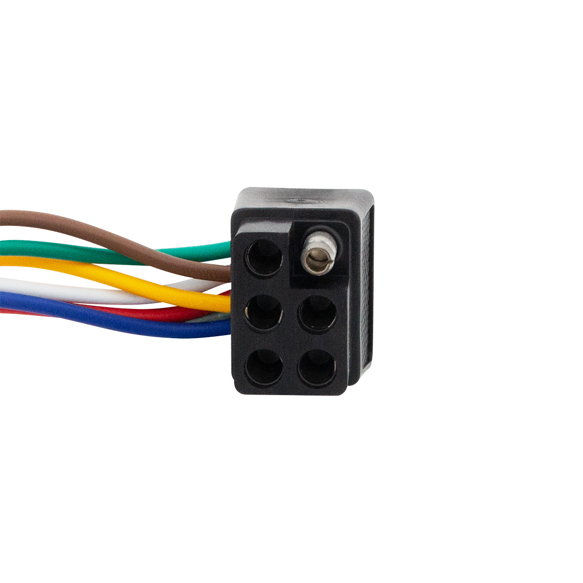 6-Way Squared Moisture Proof M/FM Trailer Connectors w/ Polarized Plugs, 1 Pc. - Thumbnail 3